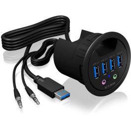 ICY BOX Tisch-Hub 4x USB 3.0 Type-A con Audio Ein-/Ausgang Precio: 44.89000054. SKU: B13MRBQ89S