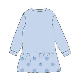 Cerdá Vestido French Terry Bluey Niña 4 Años - Azul Claro