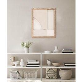 DKD Home Decor Cuadro Scandi Moderno Decoración de Pared Beige Blanco Natural 40x50 cm (2 Unidades) MDF y PS DKD Home Decor Cuadro Scandi Moderno Decoración de Pared Beige Blanco Natural 40x50 cm (2 Unidades) MDF y PS