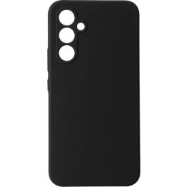 eSTUFF Funda de silicona para Samsung Galaxy A34, protección trasera y lateral, interior de microfibra, tacto sedoso, color negro