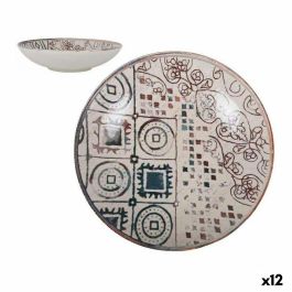 Plato Hondo La Mediterránea Grecia Porcelana (12 Unidades) Precio: 38.50000022. SKU: B1FJVXNXD4