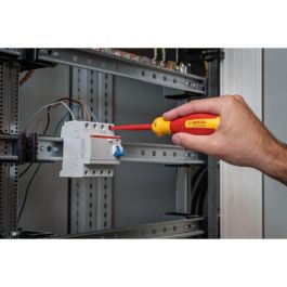 BOSCH Destornillador VDE TX25x100 - Aislado hasta 1000 V con mango de elastómero antideslizante AAAKI07560