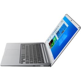 Portátil THOMSON TH14C128, pantalla HD de 14 pulgadas, Celeron N3350, 4 GB de RAM, SSD de 128 GB, W10s, color plateado.