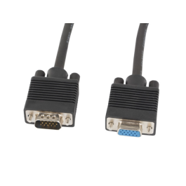 Lanberg Cable VGA Macho Hembra de 1.8m con Doble Blindaje y Ferrita Color Negro Precio: 5.50000055. SKU: S5611115