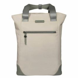 Targus TBB65113GL Mochila Convertible Bolso Tote para Portátil 16" EcoSmart, Piel Vegana, Resistente al Agua, Roble