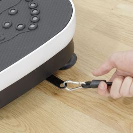 Pack Cinturón con Bandas de Resistencia para Glúteos y Guía de Ejercicios y Plataforma Vibratoria de Entrenamiento con Accesorio