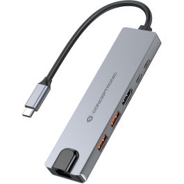 Conceptronic DONN29G Docking Station Gris USB Tipo-C, HDMI 4K@60Hz, USB 3.2 Gen 2, Gigabit Ethernet, USB PD 140W, 10Gbps Precio: 45.69000051. SKU: B1H3BL89TG