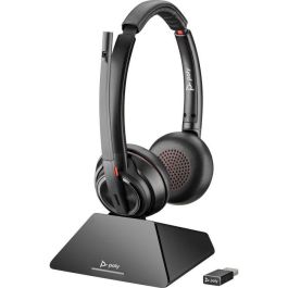 Poly Savi 8200 Auriculares Inalámbricos DECT con Cancelación Ruido Activa, 3 Vías, 13h Batería Li-Po Recargable Intercambiable Poly Savi 8200 Auriculares Inalámbricos DECT con Cancelación Ruido Activa, 3 Vías, 13h Batería Li-Po Recargable Intercambiable