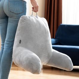 Pack Mesa Plegable Auxiliar Multiuso y Almohada de Lectura con Apoyabrazos InnovaGoods