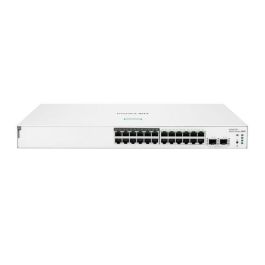 HP Enterprise Aruba Instant On 1830 24G Switch Gestionado L2 PoE+ (195W) con 24 Puertos Gigabit y 2 SFP para Montaje en Rack Precio: 279.50000056. SKU: S0234022
