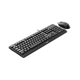 Teclado y Ratón Philips SPT6207BL/16 Qwerty Español Negro