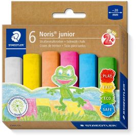 STAEDTLER Tiza de calle Noris junior 6 piezas surtidos para niños y niñas de 2+ años Precio: 19.89000057. SKU: B1EE9PZFF9