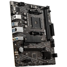Msi Placa Base A520M Pro Socket AM4 Formato Micro ATX para AMD Ryzen 3ª y 5ª Generación