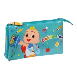 Portatodo Triple CoComelon Back to class Azul claro (22 x 12 x 3 cm) Precio: 7.88999981. SKU: S4307587