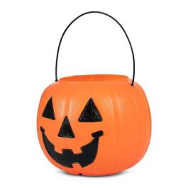 Cesta calabaza naranja talla 21,6 x 21,6 x 30,5 cm Cesta calabaza naranja talla 21,6 x 21,6 x 30,5 cm