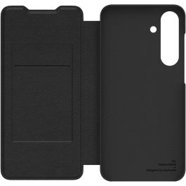 Samsung Funda Wallet Flip para Galaxy S25 FE Negro, Protección contra Caídas y Rayones, Bolsillo para Tarjetas, 17 cm (6.7")