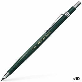 Faber Castell Portaminas TK4600 de 2mm con Clip de Metal y Afilaminas Integrado, Cuerpo Hexagonal Verde para Dibujo y Bocetos (Set de 10) Precio: 56.50000015. SKU: S8421631