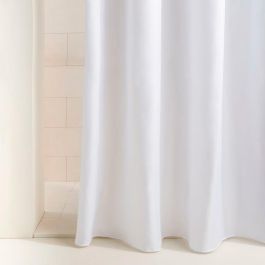Exma Cortina de Baño Basic Blanca 180 x 180 cm Impermeable Anti-moho Apta Lavadora