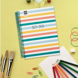 Agenda Escolar 2025-2026 Diva 4º 155X212 1Dia Pagina Colors+ Finocam 536160526
