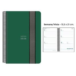 Agenda Anual (2026) Senfort Unicolor Espiral Tapa Pp Con Goma 135X210 S/V Verde Oscuro Precio: 9.78999989. SKU: B13FYX8RPG