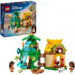 LEGO 43260 Set de Construcción Disney Vaiana: Diversión en la Isla con Vaiana y Simea Micromundo, Vaiana 2 (+5 años)