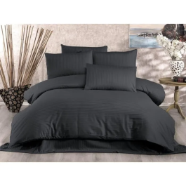 Juego de cama con funda nórdica 220x240 cm y 2 fundas de almohada 60x60 cm - 70% poliéster, 30% algodón - Antracita Precio: 52.5000003. SKU: B1GBBM8XCB