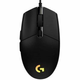 Logitech G102 LIGHTSYNC Ratón Gaming USB Tipo-A Negro con RGB LIGHTSYNC, Sensor de 8.000 DPI y 6 Botones Programables
