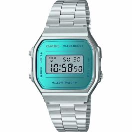 Reloj Hombre Casio A168WEM-2EF Plateado Precio: 41.68999945. SKU: S0442971