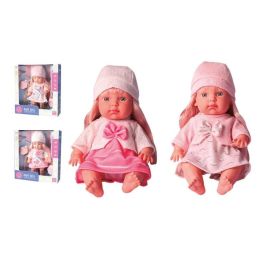 Muñeca baby doll con sonidos 30cm - modelos surtidos Muñeca baby doll con sonidos 30cm - modelos surtidos