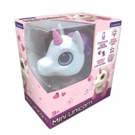 Lexibook Power Unicorn Mini Robot Unicornio Interactivo con Luces LED, Sonido, Repite la Voz, Reacciona a Aplausos y 3 Modos de Juego