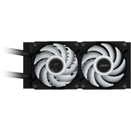 GIGABYTE AORUS WATERFORCE II 240 Sistema Refrigeración Líquida AIO Procesador 2x 12cm Ventiladores EZ-Chain ARGB Negro compatible LGA 1700/AM5