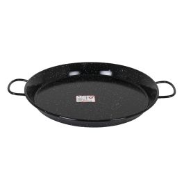 La Estrella Paellera Valenciana Jaspeada 42 cm para 10 Raciones (8 Unidades)