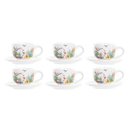 Cafe Tropical DKD Home Decor Multicolor 18 x 20 x 20 cm Set de 6