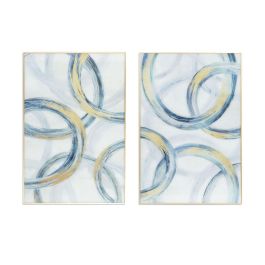 Cuadro DKD Home Decor Abstracto Moderno 80 x 2,5 x 120 cm (2 Unidades) Cuadro DKD Home Decor Abstracto Moderno 80 x 2,5 x 120 cm (2 Unidades)