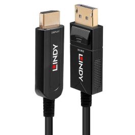 Lindy Cable Híbrido Fibra Óptica DisplayPort 1.2 a HDMI 18G 10m - Soporta 4K UHD 3840x2160@60Hz para Señales Extendidas Precio: 241.58999997. SKU: B19EPJDW44