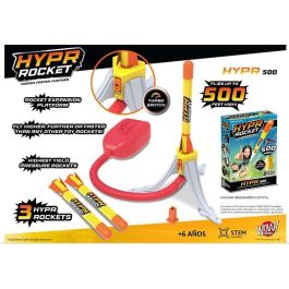 Lanzacohetes para niños hypr rocket jump 500. incluye 3 cohetes y lanzador conectable. - modelos surtidos