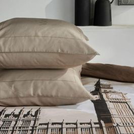 Today TOD3574641268534 Juego de cama JAVA Algodón 2 personas 240x220 cm Estampado Londres Beige