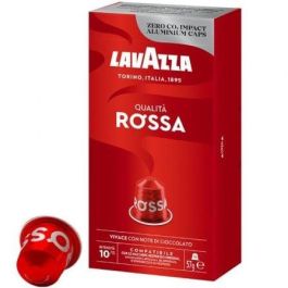 Lavazza 8675 Cápsulas de Café Molido Qualità Rossa para Nespresso, 10 Unidades, Tueste Medio, Arábica y Robusta, Notas Chocolate Lavazza 8675 Cápsulas de Café Molido Qualità Rossa para Nespresso, 10 Unidades, Tueste Medio, Arábica y Robusta, Notas Chocolate