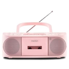 Medion AAAQL64901 Radio CD K7 FM portátil con 2x3W RMS de potencia, color rosa Precio: 85.49999997. SKU: B138P8ECLK