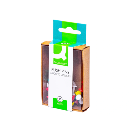 Q-connect Señalizador de planos, 25 unidades, colores surtidos
