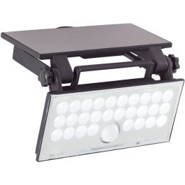 Brilliant BRI4004353437793 Aplique Exterior LED Solar con Detector de Movimiento LUTON, 4W, Plástico y Metal, Negro Brilliant BRI4004353437793 Aplique Exterior LED Solar con Detector de Movimiento LUTON, 4W, Plástico y Metal, Negro