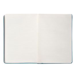 Cuaderno Con Gomilla Antartik Notes Tapa Dura A5 Hojas Rayas Azul Claro 100 Hojas 80 gr Fsc