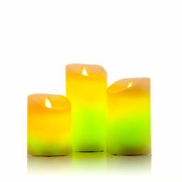 Velas LED Multicolor Efecto Llama con Mando Lendles InnovaGoods 3 Unidades Velas LED Multicolor Efecto Llama con Mando Lendles InnovaGoods 3 Unidades