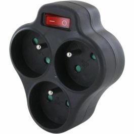 Chacon CHA5411478400042 Dominó Eléctrico 3 Tomas 16A con Interruptor, Diseño Triángulo, Negro Precio: 16.89999982. SKU: B1345PESM9