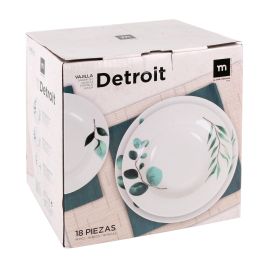 La Mediterranea Vajilla Redonda 18 Piezas Detroit (2 Unidades)