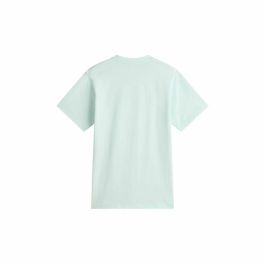 Camiseta de Manga Corta Mujer Vans Left Chest Logo Em Hint Of Mint Aguamarina 22