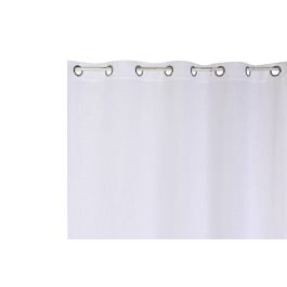 DKD Home Decor Cortina Urban Blanco Poliester Bordada 260 x 260 x 140 cm Colección Plain23