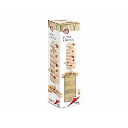 Cayro Block A Block Classic | Juego de Mesa de Habilidad y Equilibrio, Bloques de Madera para 2 Jugadores | Edad Recomendada 5+ Años Cayro Block A Block Classic | Juego de Mesa de Habilidad y Equilibrio, Bloques de Madera para 2 Jugadores | Edad Recomendada 5+ Años