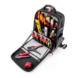 Knipex 00 21 50 E Werkzeugrucksack Modul X18 - 22 Herramientas, Alicates de Punta Fina, Linesman's Pliers, Cortador de Cable, Pelacables, Martillo, Rizador Eléctrico, 530x217x549 mm Precio: 940.49999967. SKU: B1FZVNSHX9