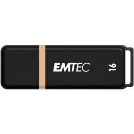 EMTEC K100 Memoria USB 2.0 16GB, Tipo A, Tapa, Pack de 10 Unidades, Multicolor